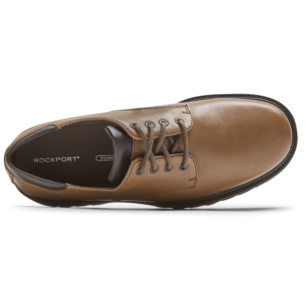 Oxfords Rockport Hombre Mexico - Northfield Waterproof Marrom Oscuro - XNLIH8573